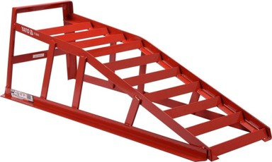 TOYA Rampa za automobile 1 t, crvena