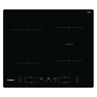 WHIRLPOOL Ugradbena indukcijska ploča WB B8360 NE, 59 cm, 4 zone, crna