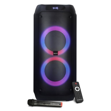 MANTA Bluetooth zvučnik, disco efekti, baterija, daljinski, bežični mikrofon SPK5300, FM, BT, 70W
