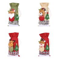 Božićna poklon vrećica za boce, 29 cm
