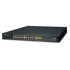PLANET Mrežni preklopnik SGS-6341-24P4X, 24 x Gigabit RJ45, 4 x SFP, 4 x 10G SFP+, PoE+ 370 W, L3
