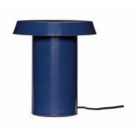 HÜBSCH Plava metalna stolna lampa Keen