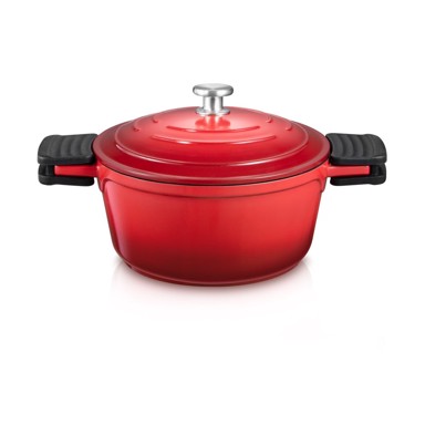 TESCOMA Lonac s poklopcem s neprianjajućom površinom za indukciju 2,7 l Bordeaux