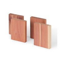 COMPACTOR Set s 4 pravokutnika od cedrovog drva za ormar