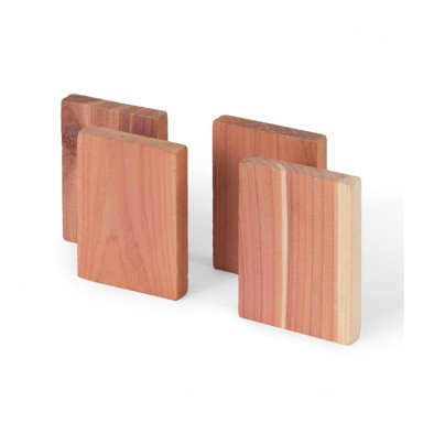 COMPACTOR Set s 4 pravokutnika od cedrovog drva za ormar