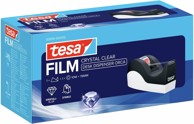 TESA stolni dispenzer ljepljive trake Easy Cut Orca s trakom tesafilm Crystal Clear, bijeli