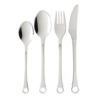 GENSE Set pribora za jelo 16 kom Pantry, od nehrđajućeg čelika, srebrna boja