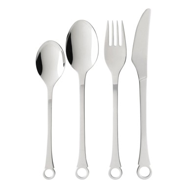 GENSE Set pribora za jelo 16 kom Pantry, od nehrđajućeg čelika, srebrna boja