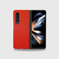 Kožna maskica za Samsung Galaxy Z Fold 3, crvena