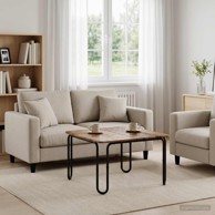 Stolić za kavu 59 x 59 x 45 cm od konstruiranog drva, staro drvo