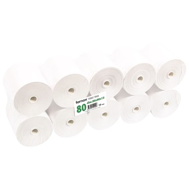 FORNAX Termo rola, 80 mm x 80 m, 10 kom