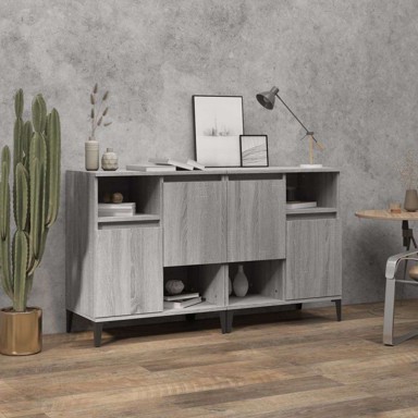 Komode 2 kom 60x35x70 cm od konstruiranog drva, sivi hrast sonoma