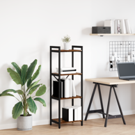 Police za knjige, 40 x 30 x 118 cm, drvo, dimljeni hrast