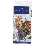 FABER-CASTELL Boje uljne u tubi 9 ml, 12 boja