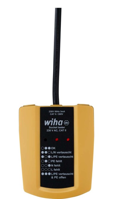 WIHA Tester, 230 V, AC, CAT II