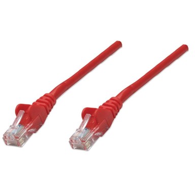 INTELLINET UTP Mrežni kabel, CAT5e, 10 m, crvena