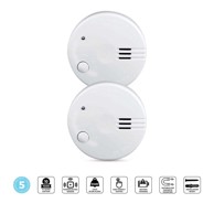 ALECTO Mini detektor dima s 5-godišnjom baterijom, 2 kom., bijeli