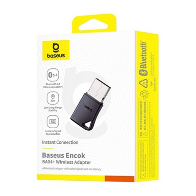 BASEUS Bluetooth adapter Encok BA04, USB, Bluetooth 5.4, domet 20 m