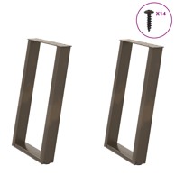 Noge za blagovaonski stol U-oblik 50x(72-73) cm 2 kom