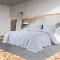 Zaštitna navlaka za krevet sivi 260x240 cm lagana mikrovlakna