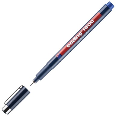 EDDING Flomaster 1800 za tehničko crtanje profipen 0,1mm, plava