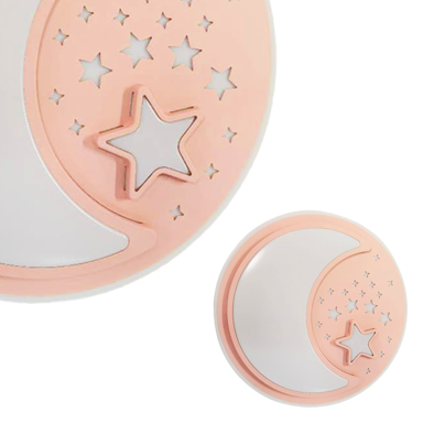 Stropna svjetiljka NOTE 45W LED 480 mm, roza