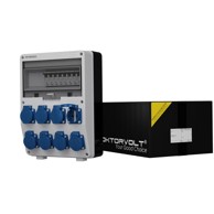 DOKTORVOLT Gradilišni razvodni ormar TD s 8x230 V Schuko utičnice