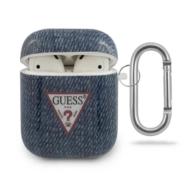 GUESS Futrola Jeans, za AirPods 1/2, tamnoplava