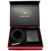 Set kožni muški pierre cardin, crni