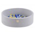 PLUSH NEST Bazen s 200 loptica, 90x30 cm, svijetlo sivi