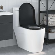 WC sjedalo brzo otpuštanje, duroplast, crna
