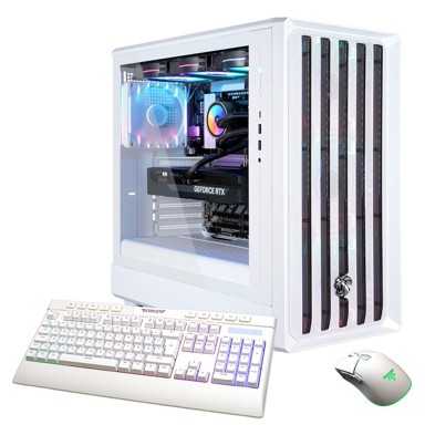 GAMEMAX Stolno računalo CLAW WH 8109 / AMD Ryzen 5 9600X, 32 GB RAM, 1 TB SSD, Windows 11 Home, bijela
