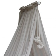 BEBESTARS Baldahin s pom-pom
