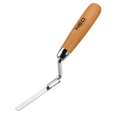NEO TOOLS Fugerska lopatica, 10 mm, drvena ručka