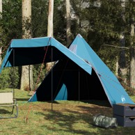Šator tipi za kampiranje, plava, 5 osoba, 366 x 366 x 205 cm