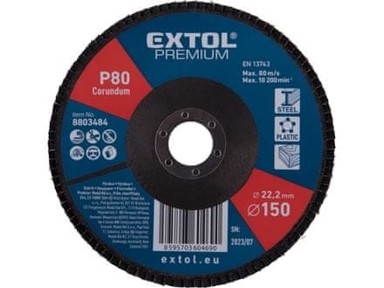 EXTOL PREMIUM Lamelni disk 8803484 P80