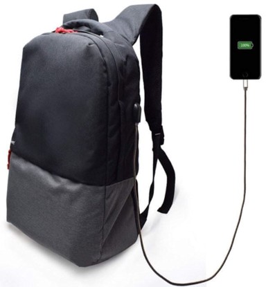 EWENT Ruksak za prijenosno računalo EW2529, 43,9 cm (17,3 inča), USB priključak, crni
