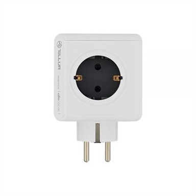 TELLUR Power Cube Razdjelnik, 4 utičnice, 2xUSB-A, bijeli