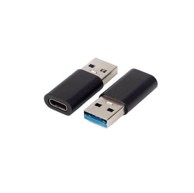 Adapter USB-A na USB-C, 10 Gbps, crna