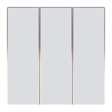 AVATTO Prekidač za svjetlo TS60-EU-W3, dodirni, ZigBee, TUYA, bijeli