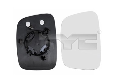 TYC Ogledalo retrovizora VW T5, lijevo, 03-09, asferično, Caddy 04-, 337-0146-1