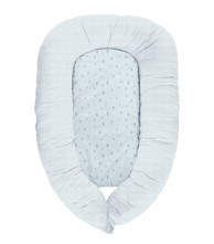 KIKKA BOO Gnijezdo od memorijske pjene 3u1, točkasta, plava