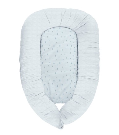 KIKKA BOO Gnijezdo od memorijske pjene 3u1, točkasta, plava