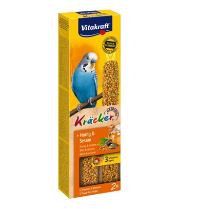 VITAKRAFT Kreker za male papige, s medom i sezamom, 2 kom, 60 g