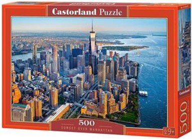 CASTORLAND Puzzle Zalazak sunca nad Manhattanom, 500 kom