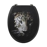 TENDANCE WC daska, 46x37,5 cm, Leopard
