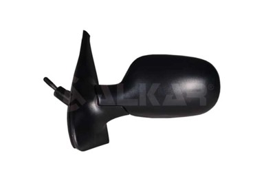 ALKAR Retrovizor Renault Clio 98-05, crni, desni, 01-, unutarnje podešavanje, Thalia 01-, 6165173