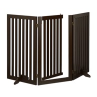 NORTHIX Sigurnosna vrata za pse 92 cm podesiva, smeđa