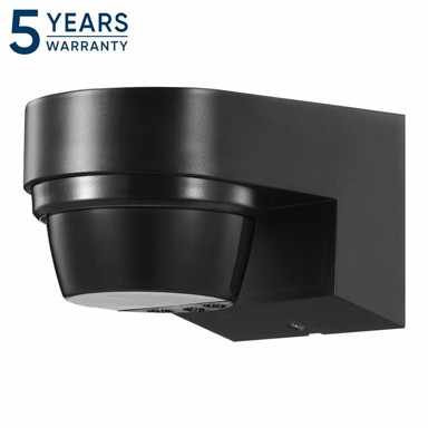 ORNO Senzor pokreta 240°, IP65, 2000 W, crni