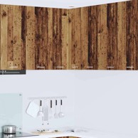 Viseći ormarić zidne Riga 57 x 57 x 80 cm, betonski sivi, bijeli